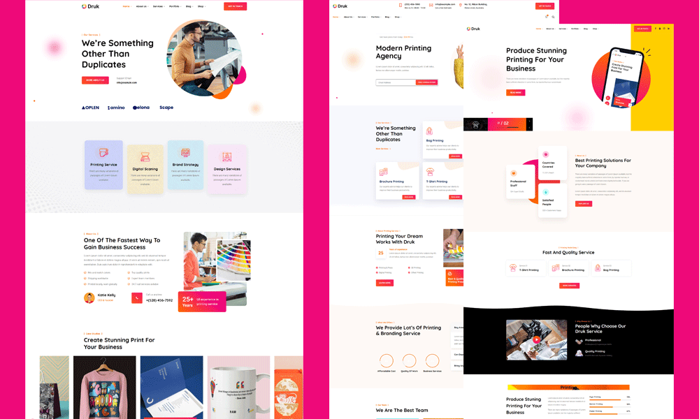 Druk – Printing Service WordPress Theme