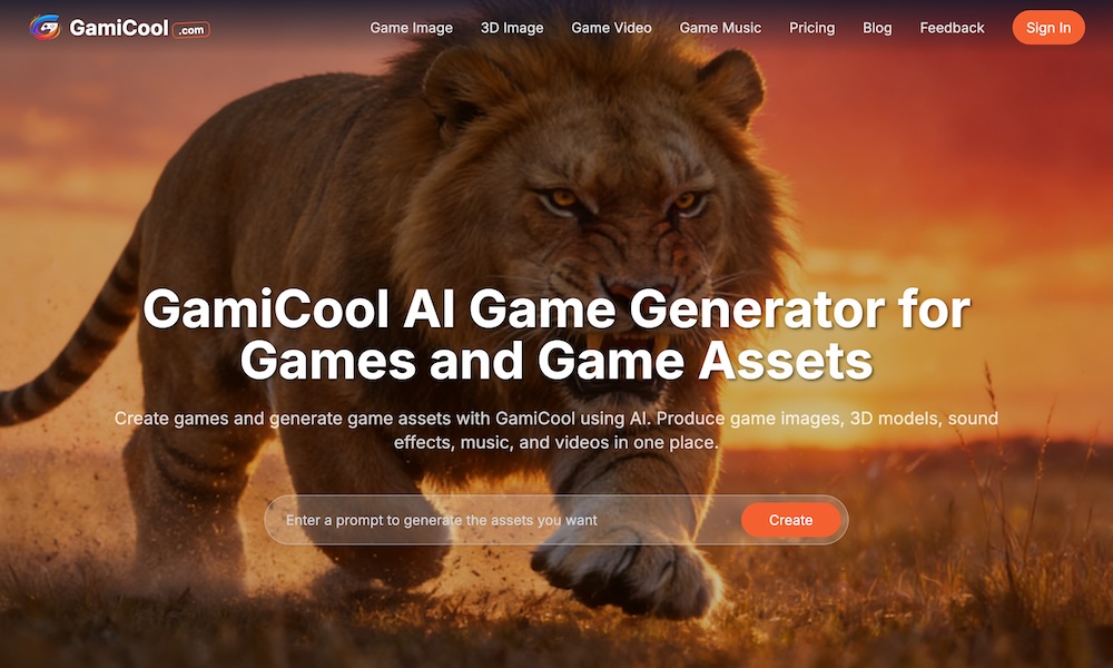 Gamicool game generator