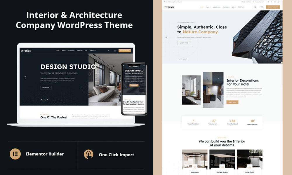 Interiar – Interior Design WordPress Theme