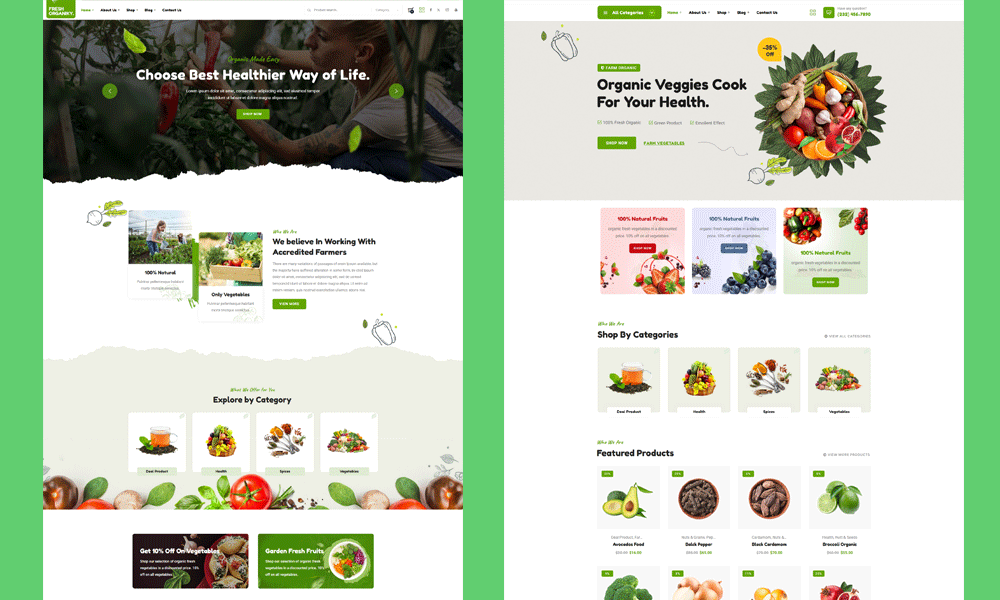 Organiky – Organic Food Store WordPress Theme