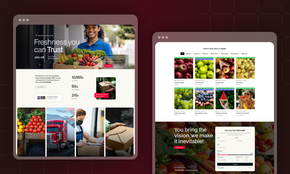 Sofraj – Food Logistics Service WooCommerce WordPress Theme