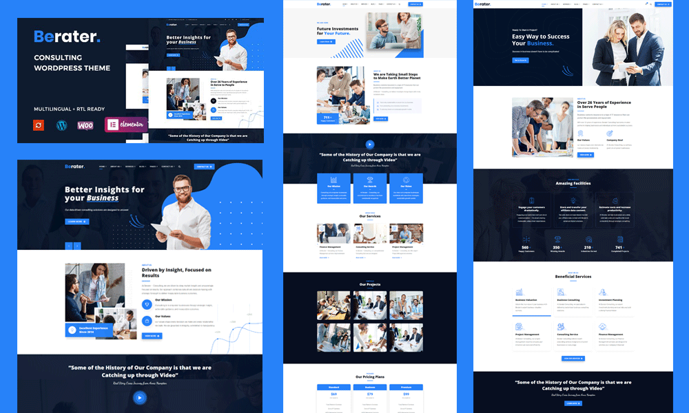 Berater – Consulting WordPress Theme