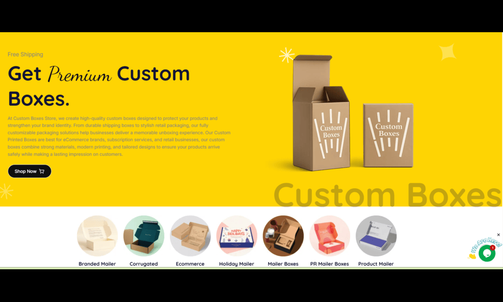 Custom Boxes Store