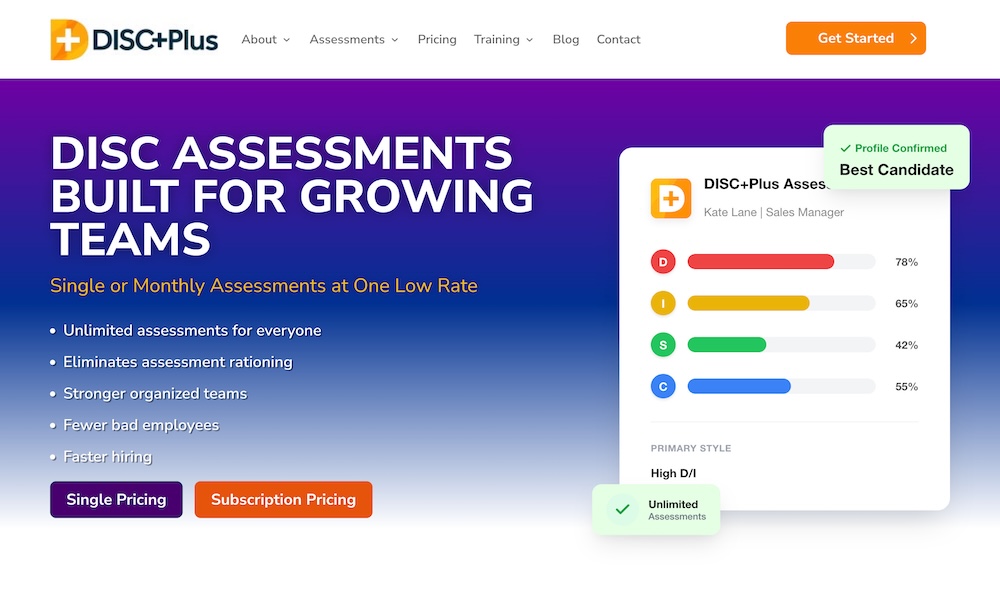 DISC Plus Profiles LLC