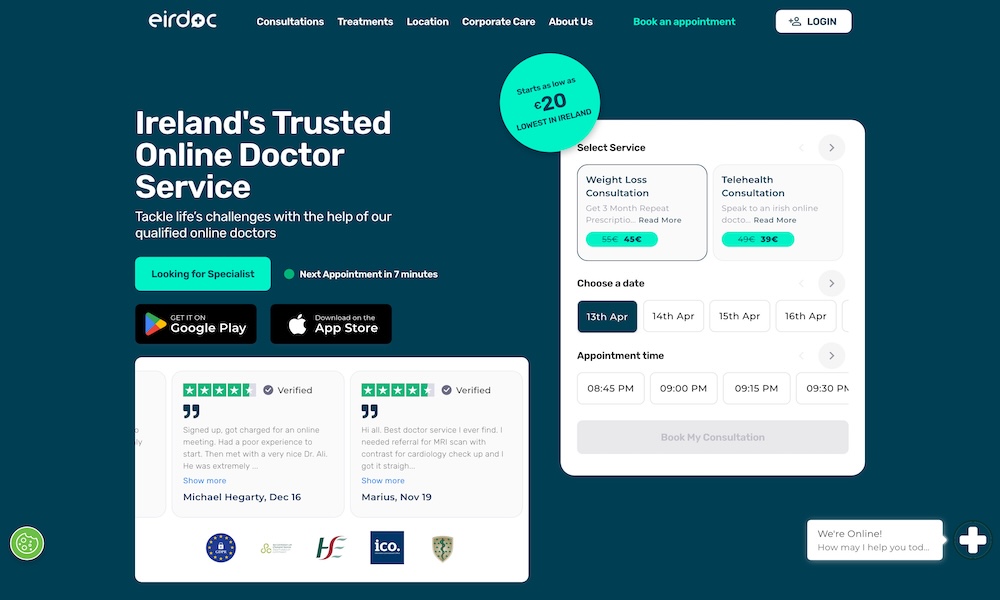 Eirdoc Online Doctor