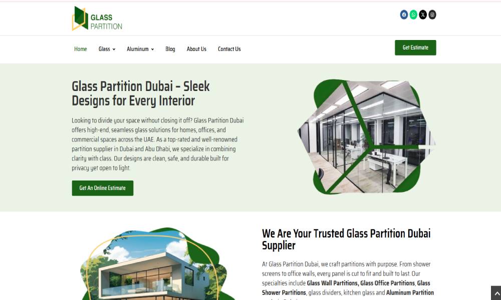 Glass Partition Dubai