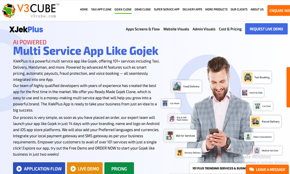 Gojek Clone- Multi Service App