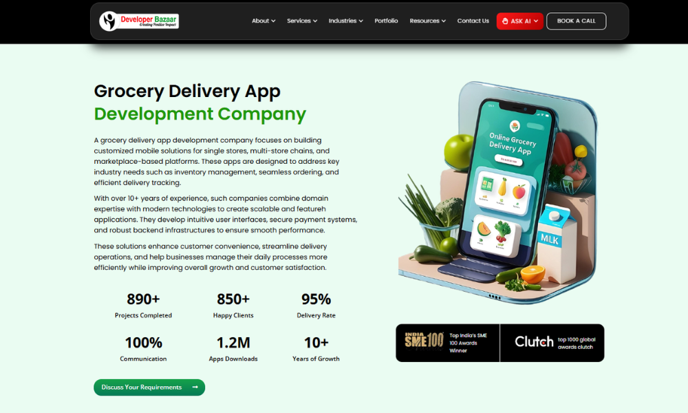 Grocery Delivery App Development company