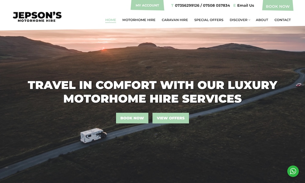 Jepson's Motorhome Hire