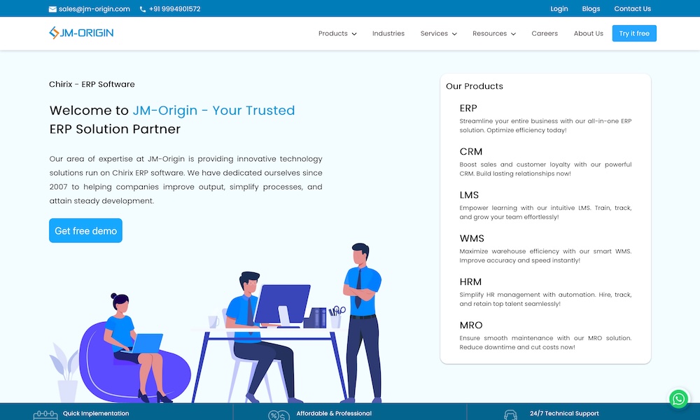 JMORIGIN Technosoft pvt Ltd