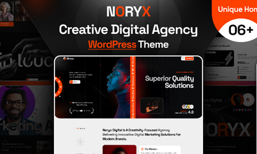 Noryx - Digital Agency & Creative WordPress Theme
