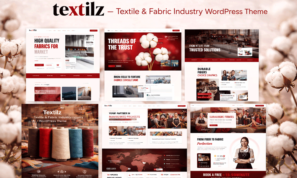 Textilz – premium Textile & Fabric Industry WordPress Theme