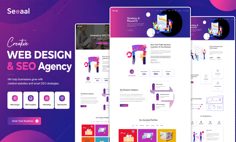 Seoaal - SEO & Digital Marketing WordPress Theme