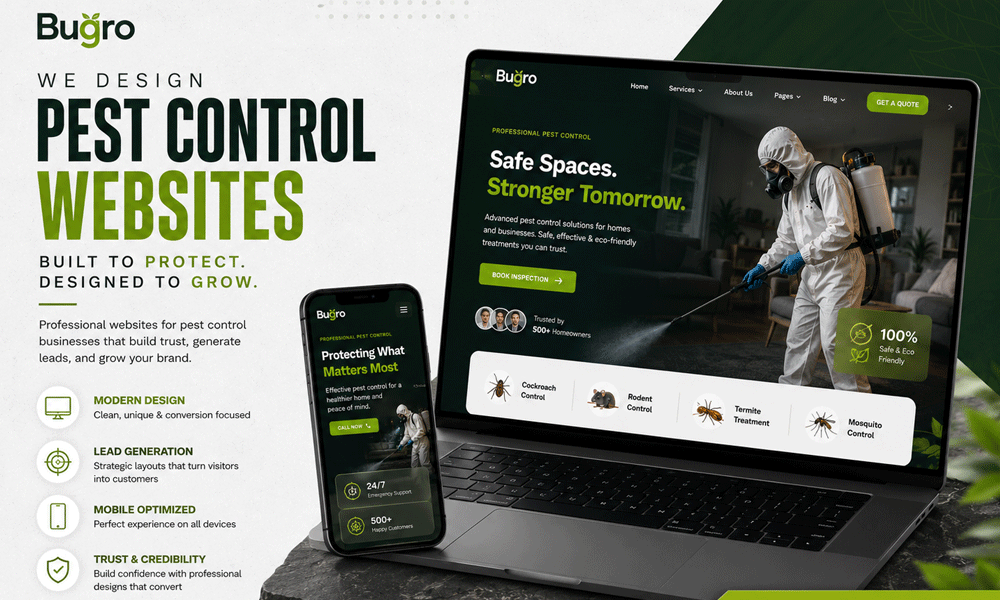 Bugro – Pest Control, Exterminator & Fumigation Services WordPress Theme