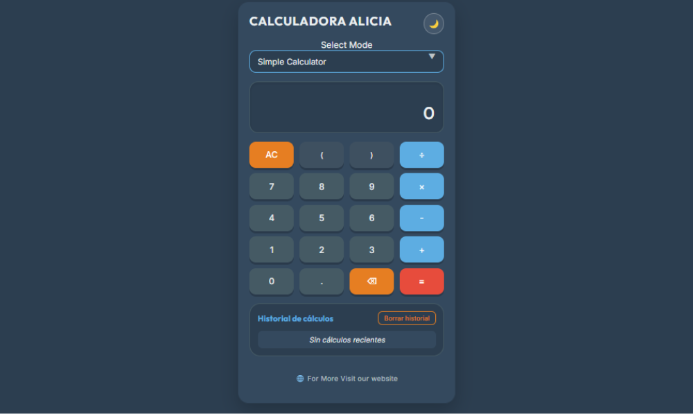 Calculadora Alicia