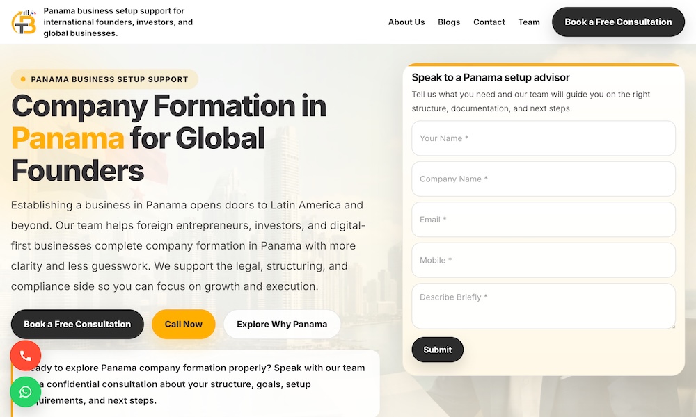 Company Formation in Panama