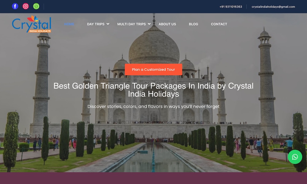 Crystal India Holidays