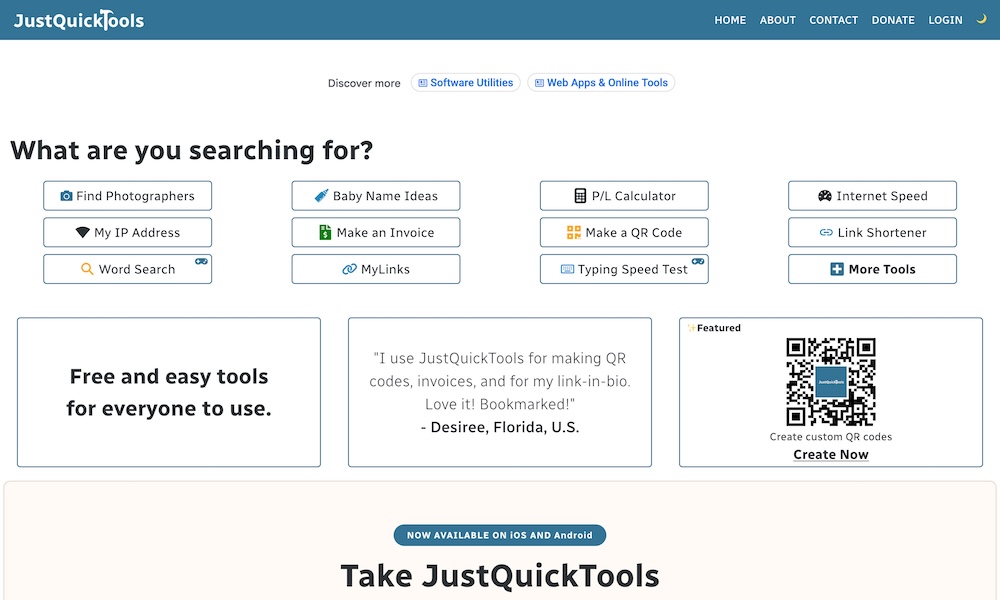 JustQuickTools