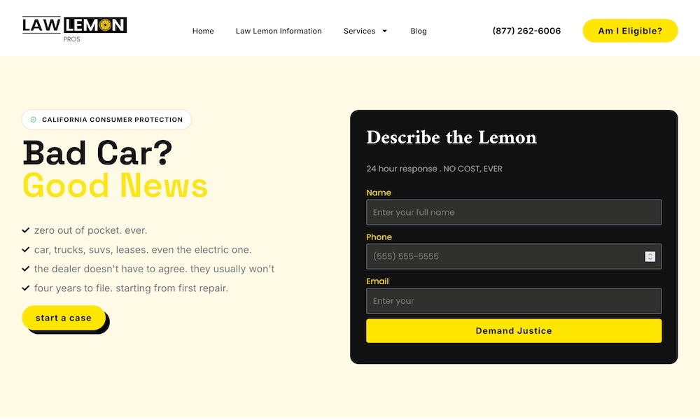 Law Lemon Pros