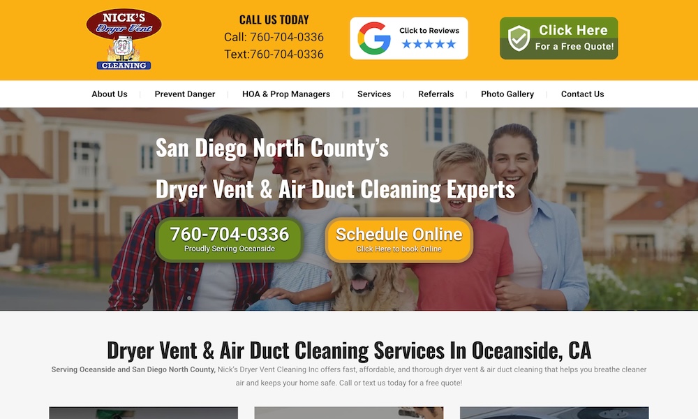 Oceanside Air Duct Cleaning