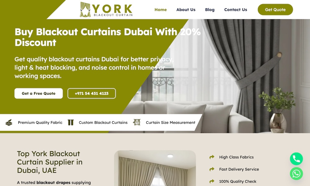 York Blackout Curtain