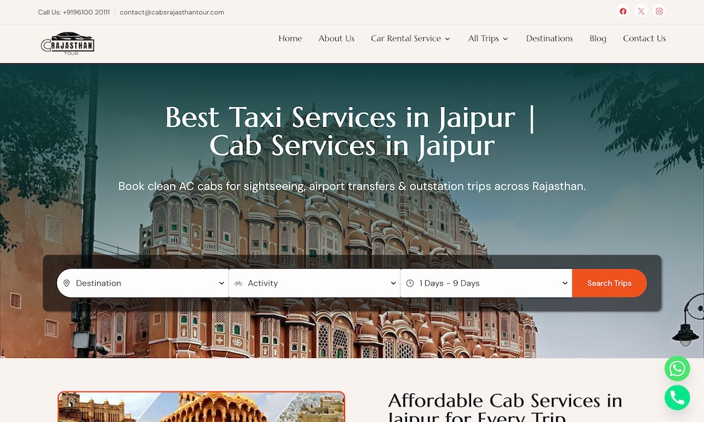 cabsrajasthantour
