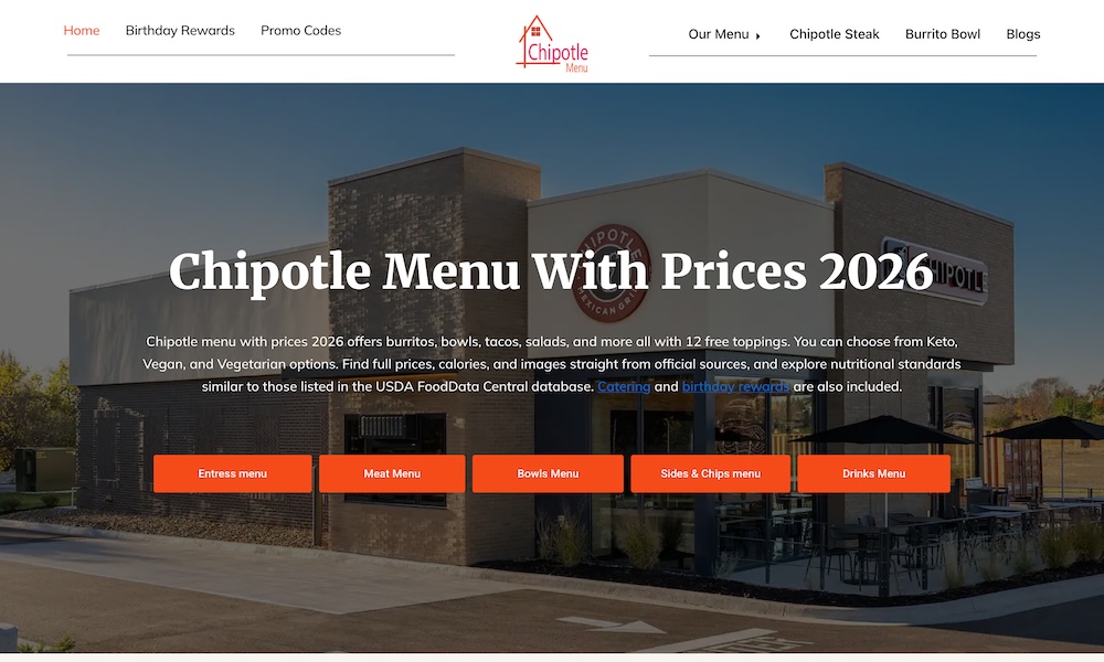 Chipotle menu