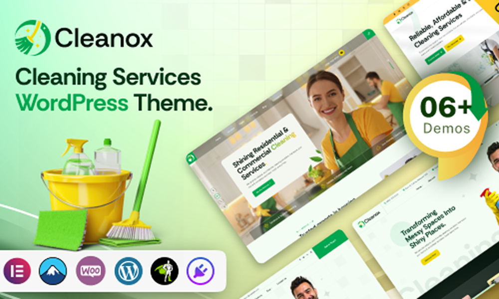 Cleanox – Cleaning Services WordPress Theme