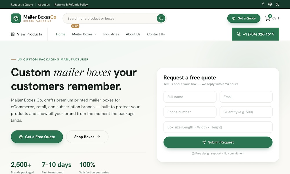 Mailer Boxes Co