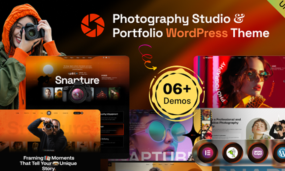 Snapture – Photography Studio & Portfolio WordPress Theme