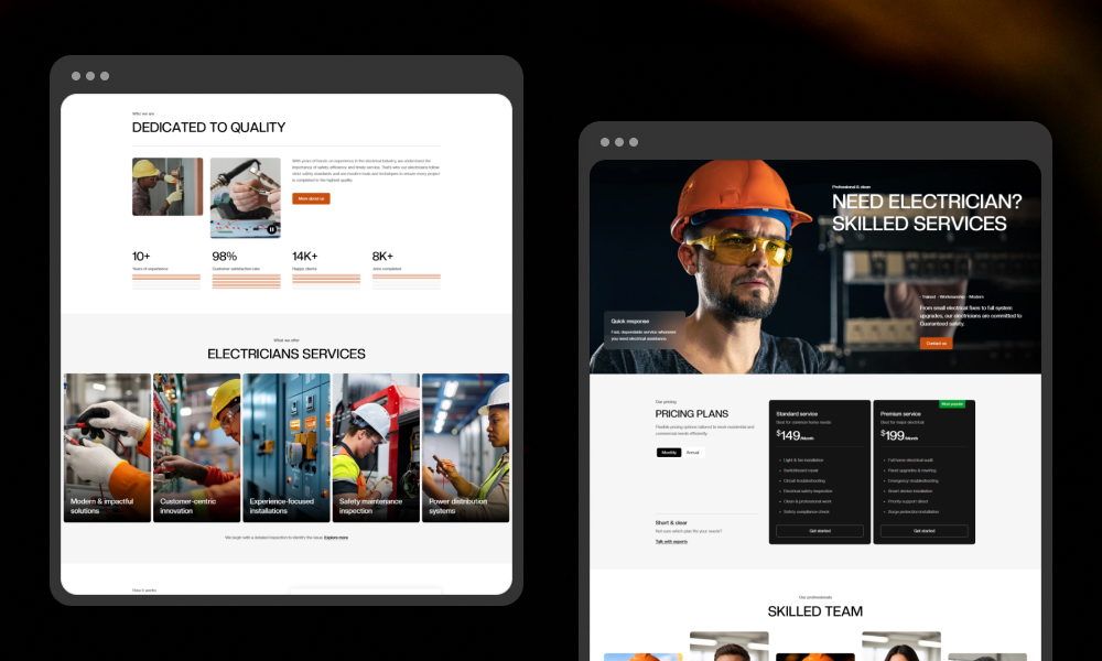 Voltpro Webflow Template