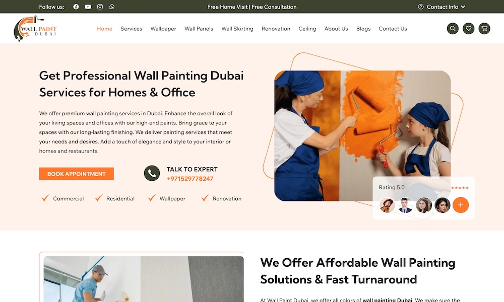 Wall Paint Dubai