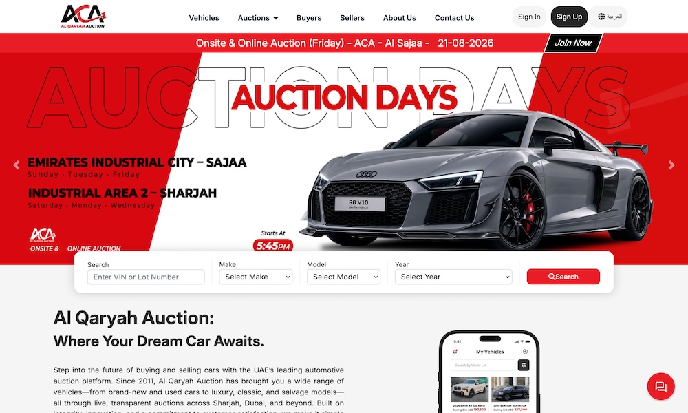 Al Qaryah Car Auctions