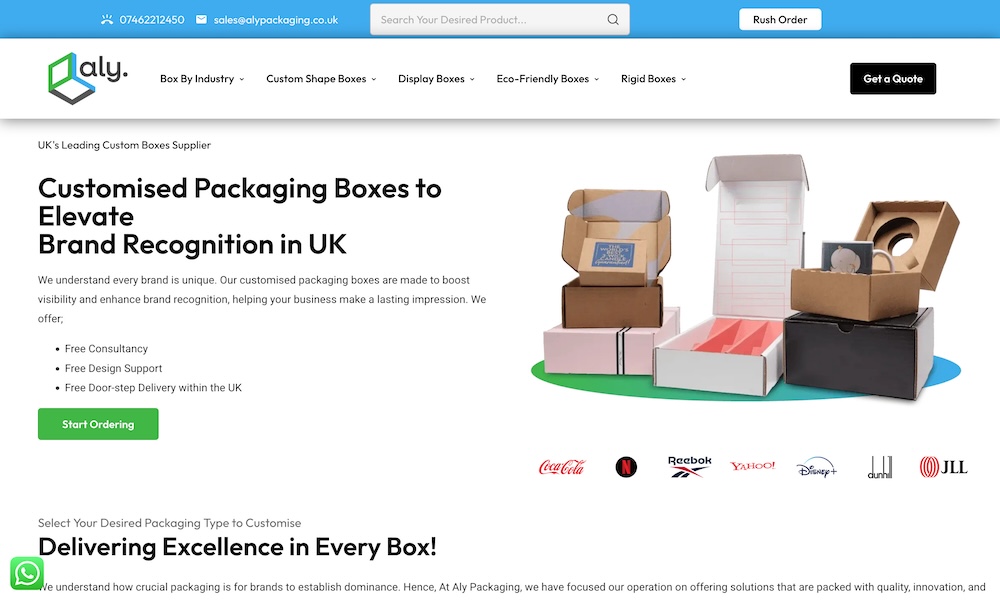 Aly Packaging UK