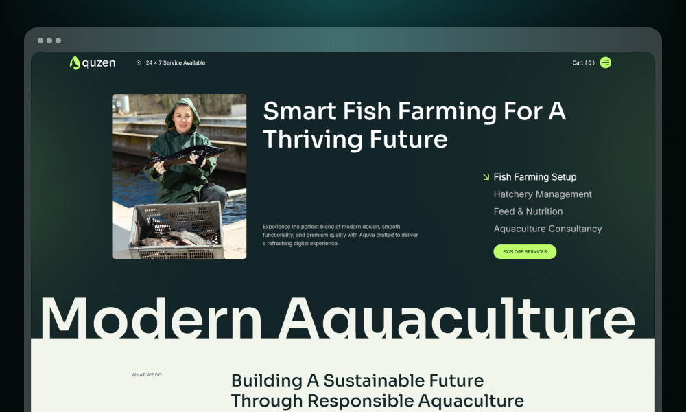 Aquzen Webflow Template