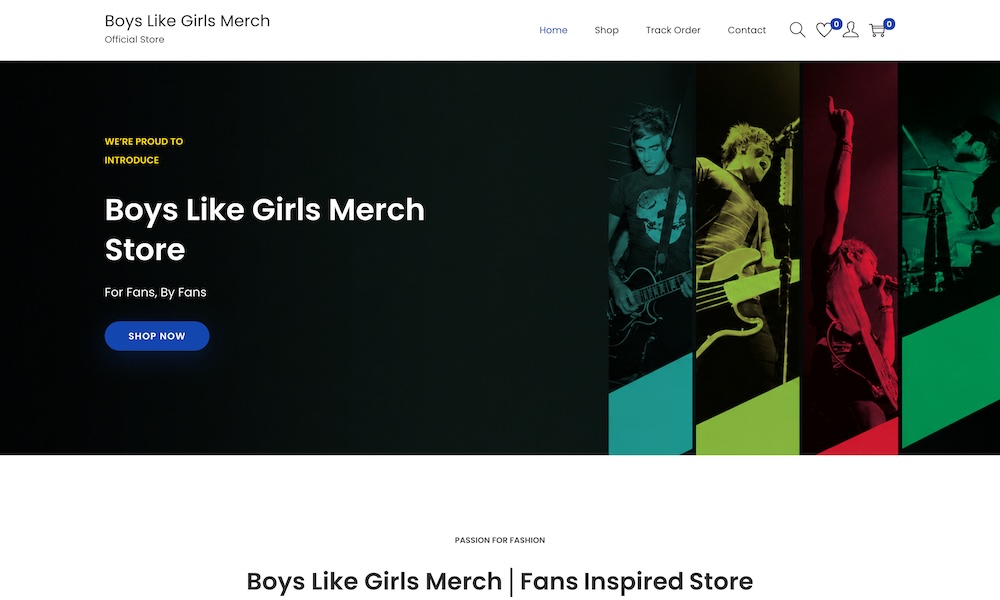Boys Like Girls Merch