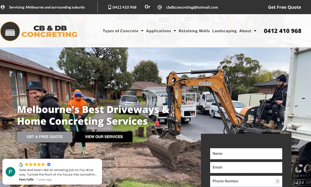 CB&DB; CONCRETING PTY LTD