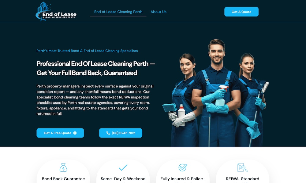 End of Lease Cleaning Services in Perth