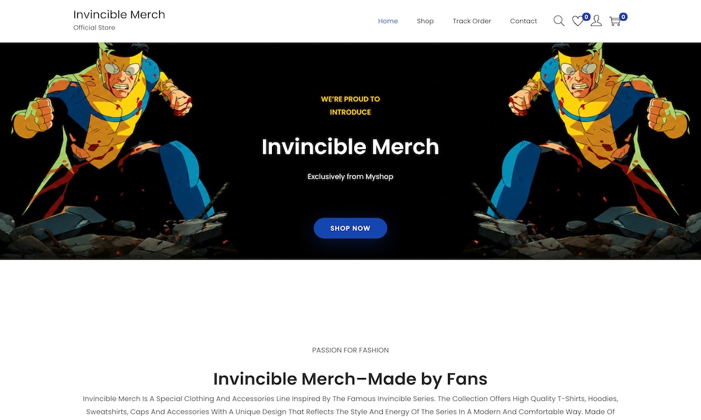 Invincible Merch