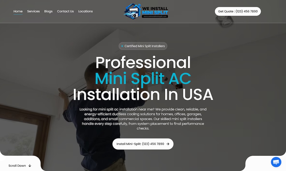 Mini Split AC Installation