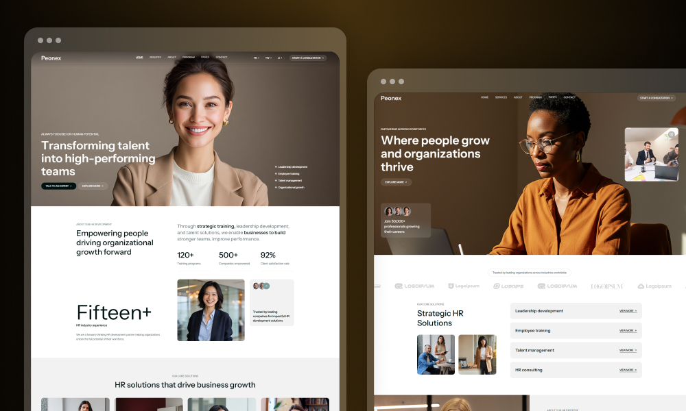 Peonex Webflow Template