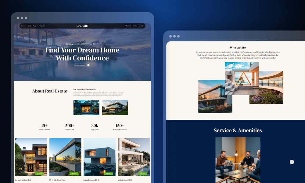 Realvilla Wix Template