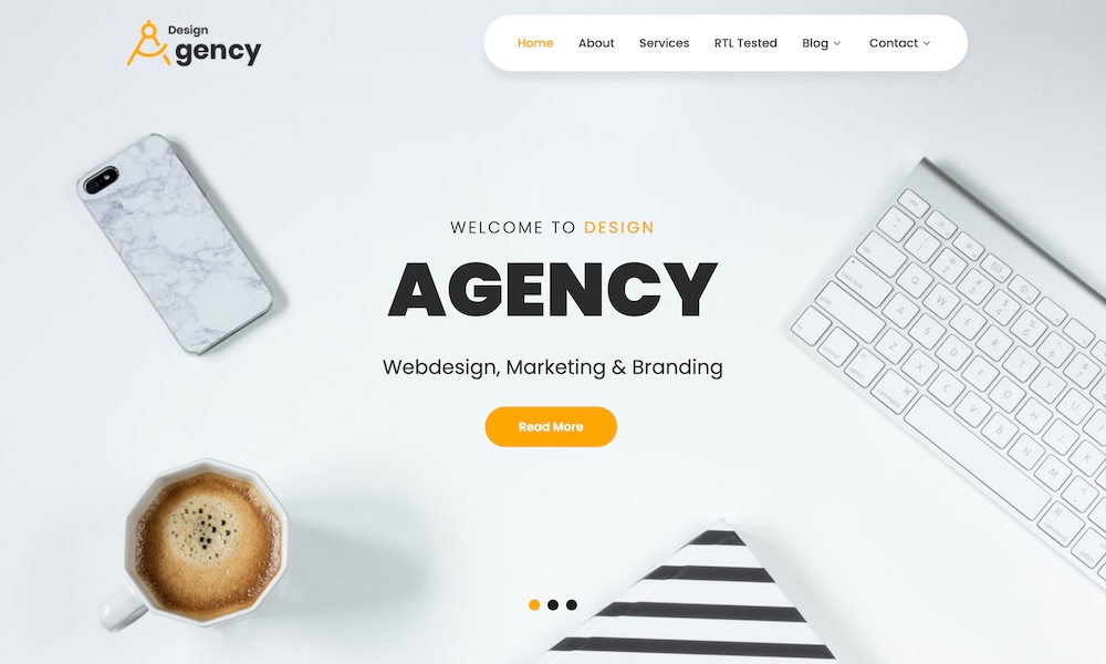 SKT Design Agency - Free Design Agency WordPress Theme
