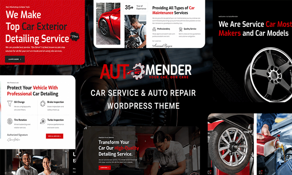 Automender – Car Repair & Service WordPress Theme