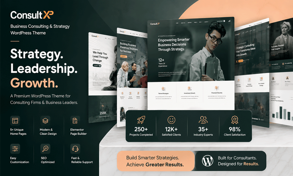 Consultxp – Business Consulting & Strategy WordPress Theme
