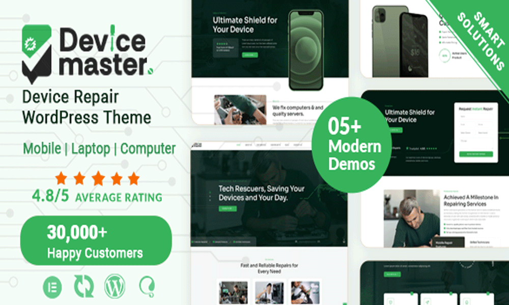 Devicemaster – Mobile, Laptop & Computer Repair WordPress Theme