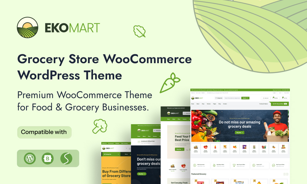 Ekomart – Grocery Shop WooCommerce WordPress Theme