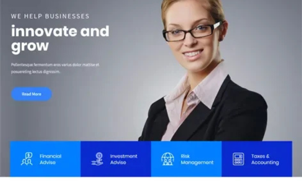 Free Accounting Firm WordPress Theme