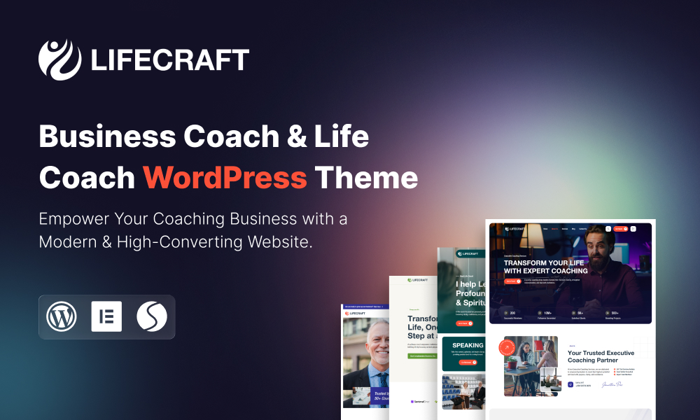 Lifecraft – Business Coach & Life Coach WordPress Theme
