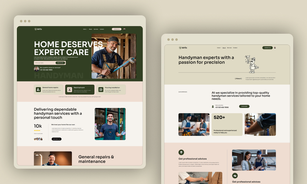 Mrfix Wix Template